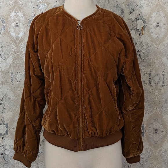 Frank & Oak Jackets & Blazers - Frank And Oak Quilted Velvet Jacket